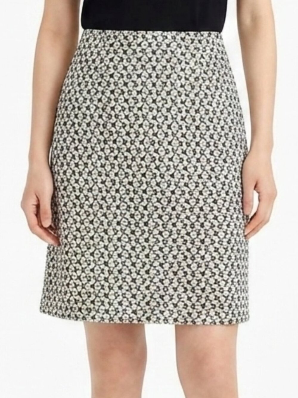Ann Taylor Loft Lace Like Daisy Cotton A Line Skirt- Sz. 0